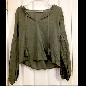 Abercrombie & Fitch Hunter Green Blouse